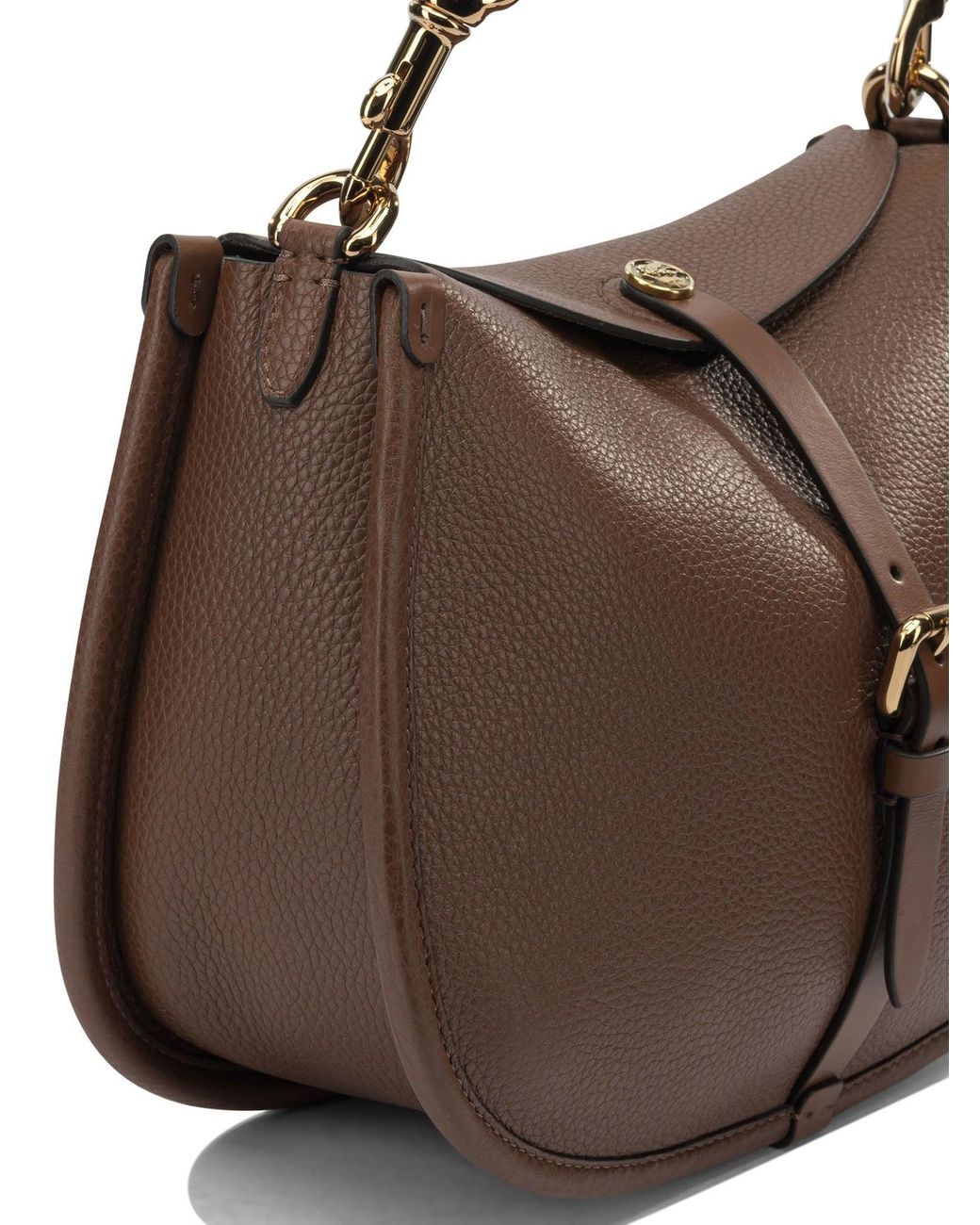 Etro Brown "Pony" Shoulder Bag
