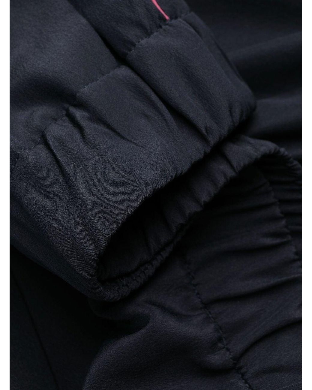 P.A.R.O.S.H. Blue Straight-Leg Cropped Trousers