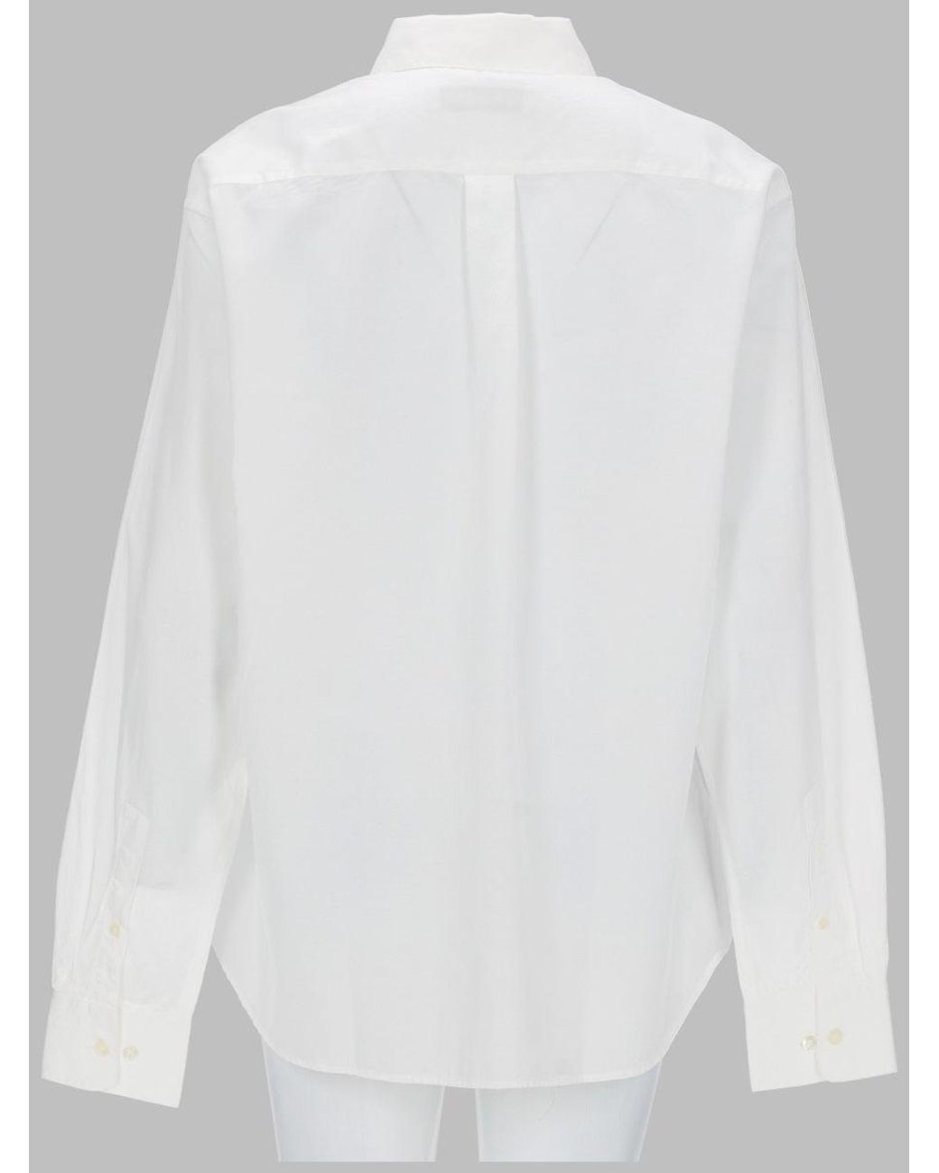 Our Legacy White Shirt Forever Lyocell Cotton
