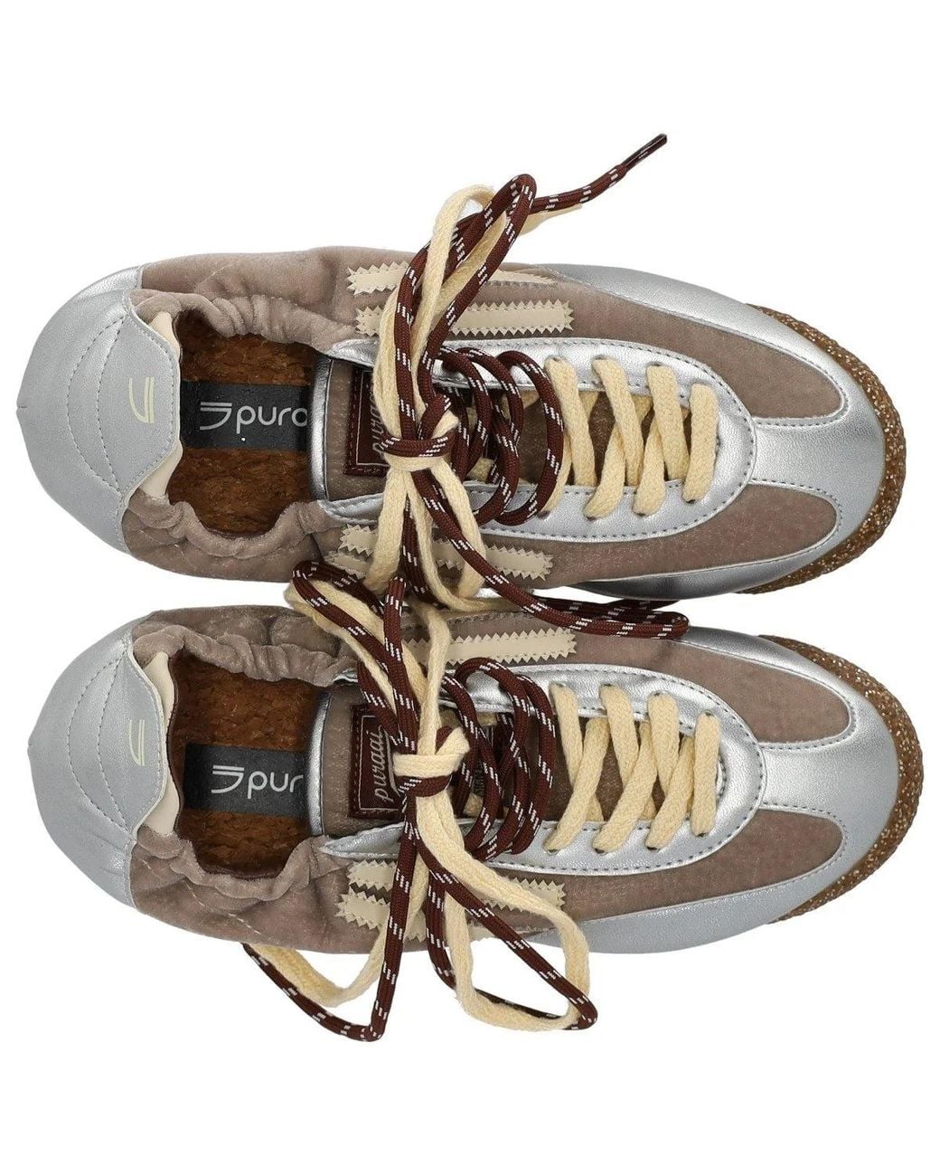 PURAAI Brown 6.02 Panther Velvet Radio Sneaker