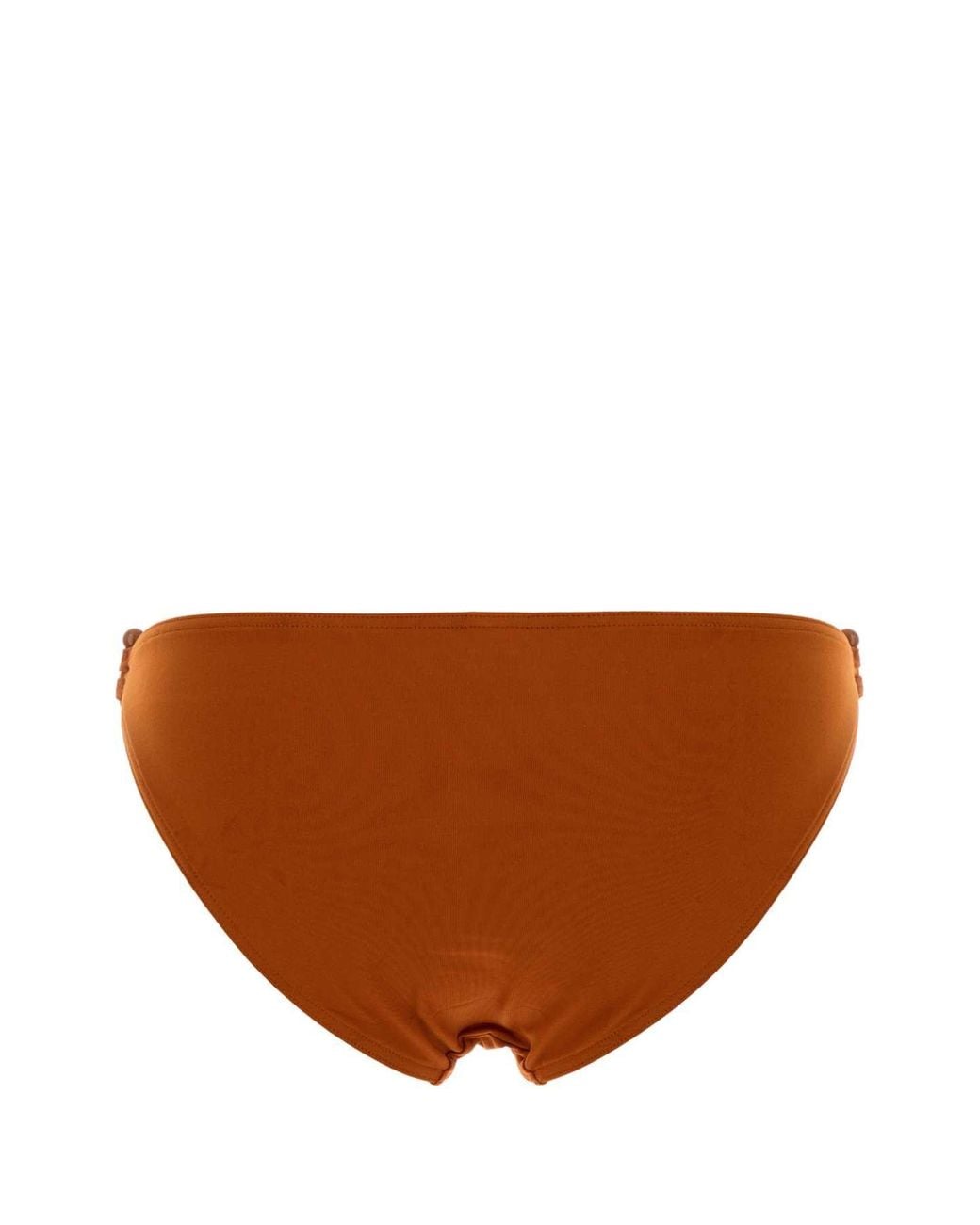 Eres Brown Stretch Nylon Clutch Bikini Bottom