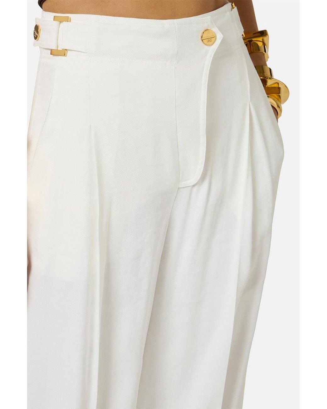 Elisabetta Franchi White Elisabetta Franchi Ivory