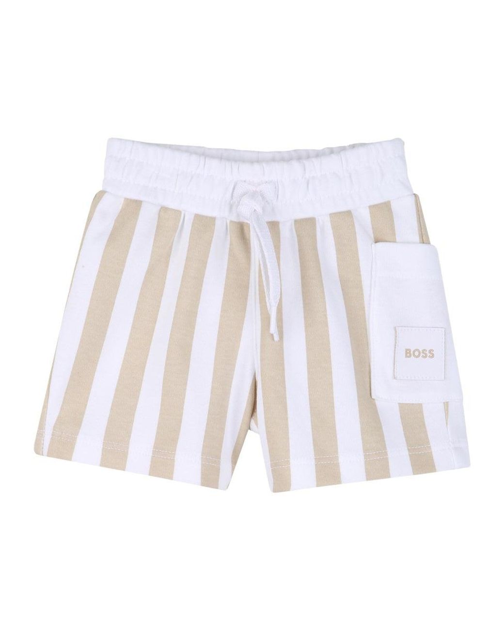 Boss White Set T Shirt+Short