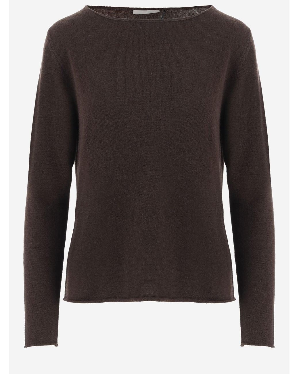 Jersey de cachemir Allude de color Black
