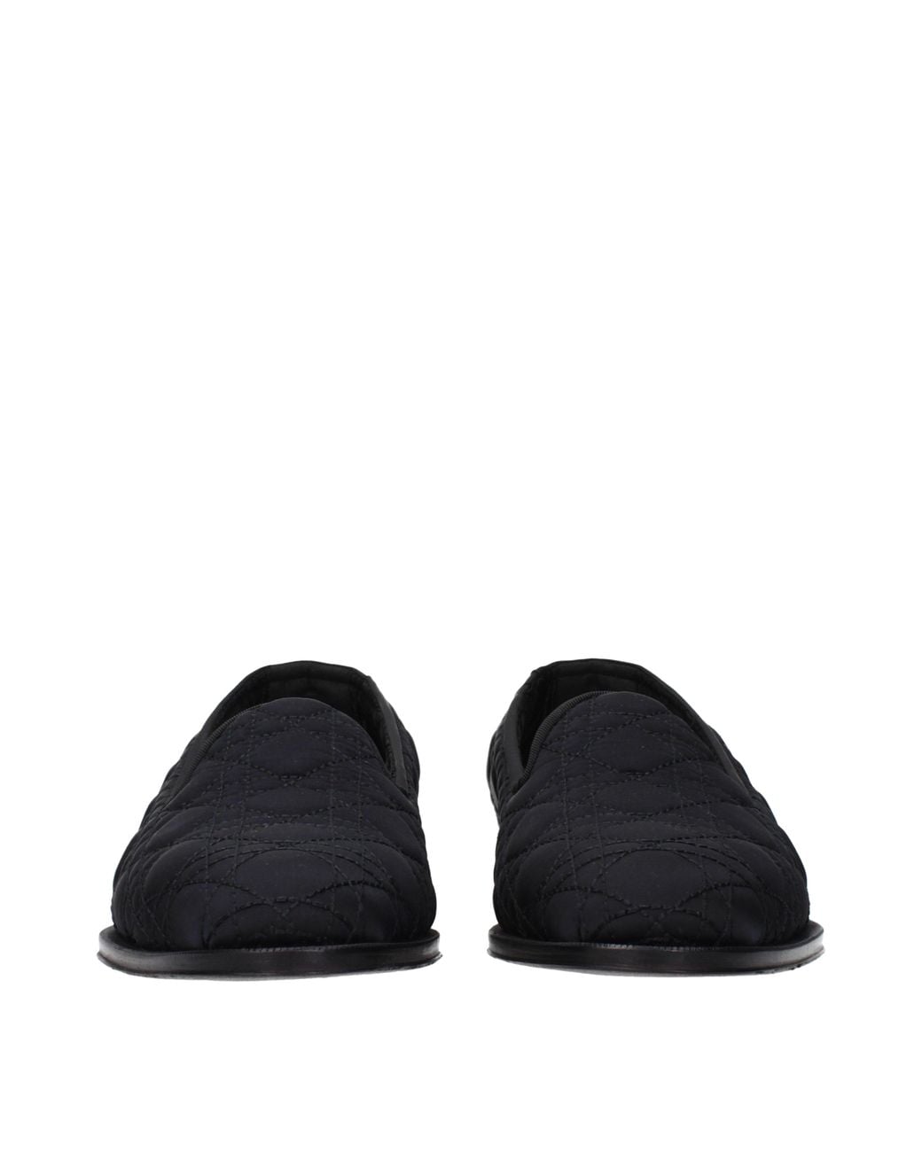 Dior Blue Fabric Slippers