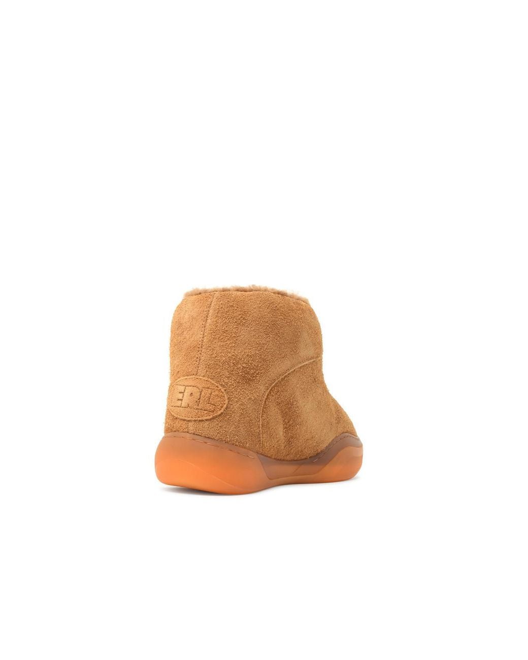 ERL Brown 'Vamp' 'Natural' Suede Ankle Boots for men