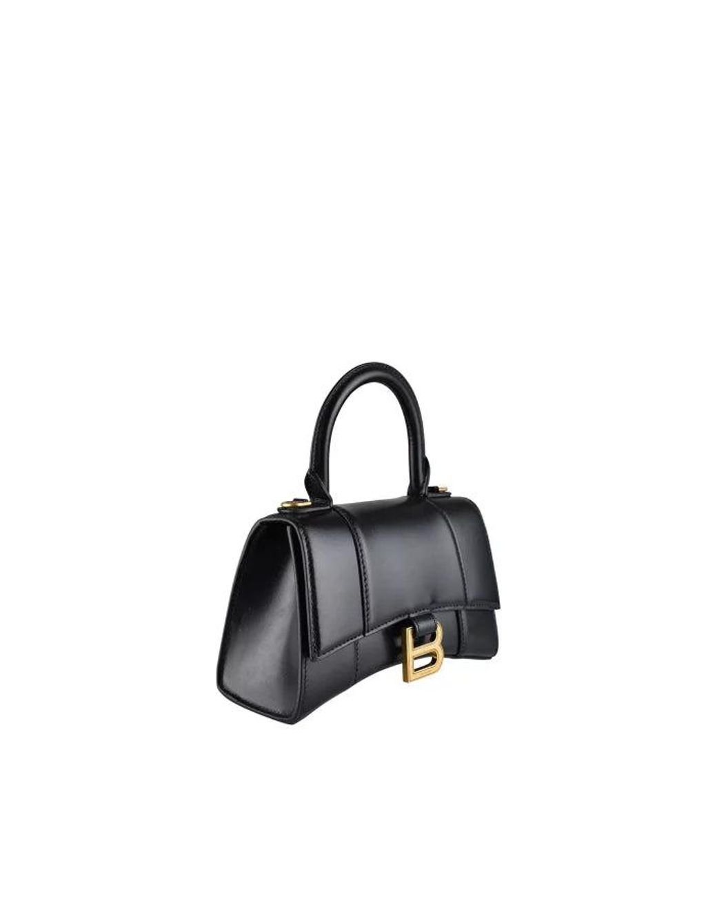 Balenciaga Black Hourglass Handbag