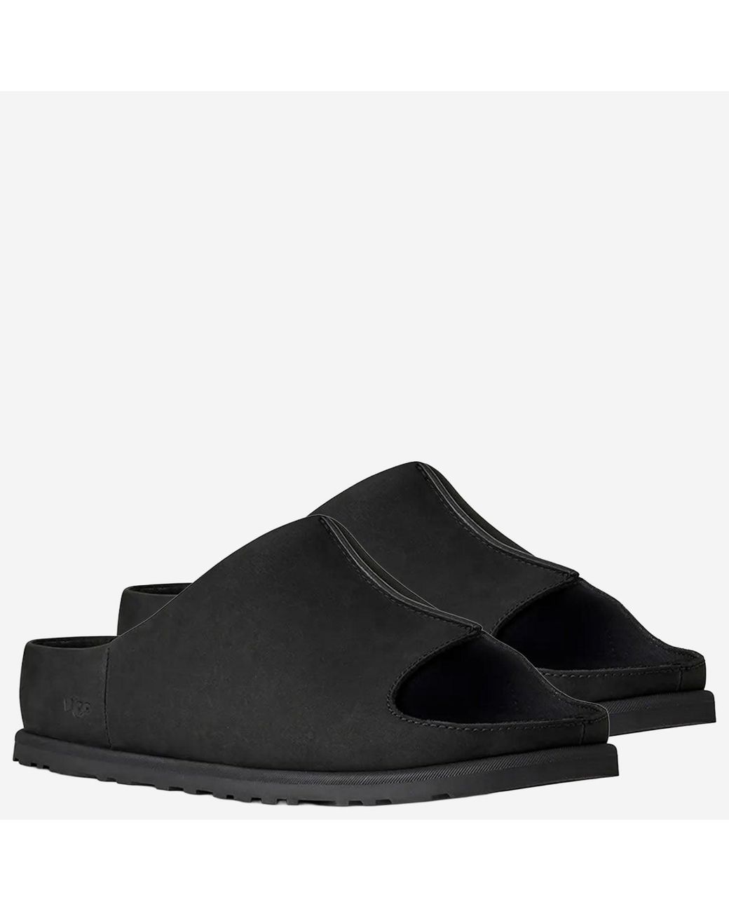 Ugg Black Otzo Suede Sandals With Logo
