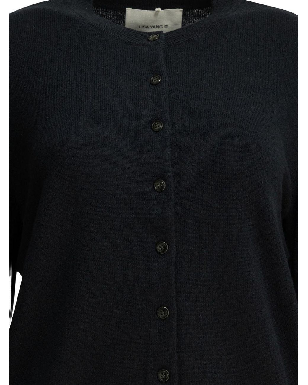 Lisa Yang Black Karia Cashmere Cardigan