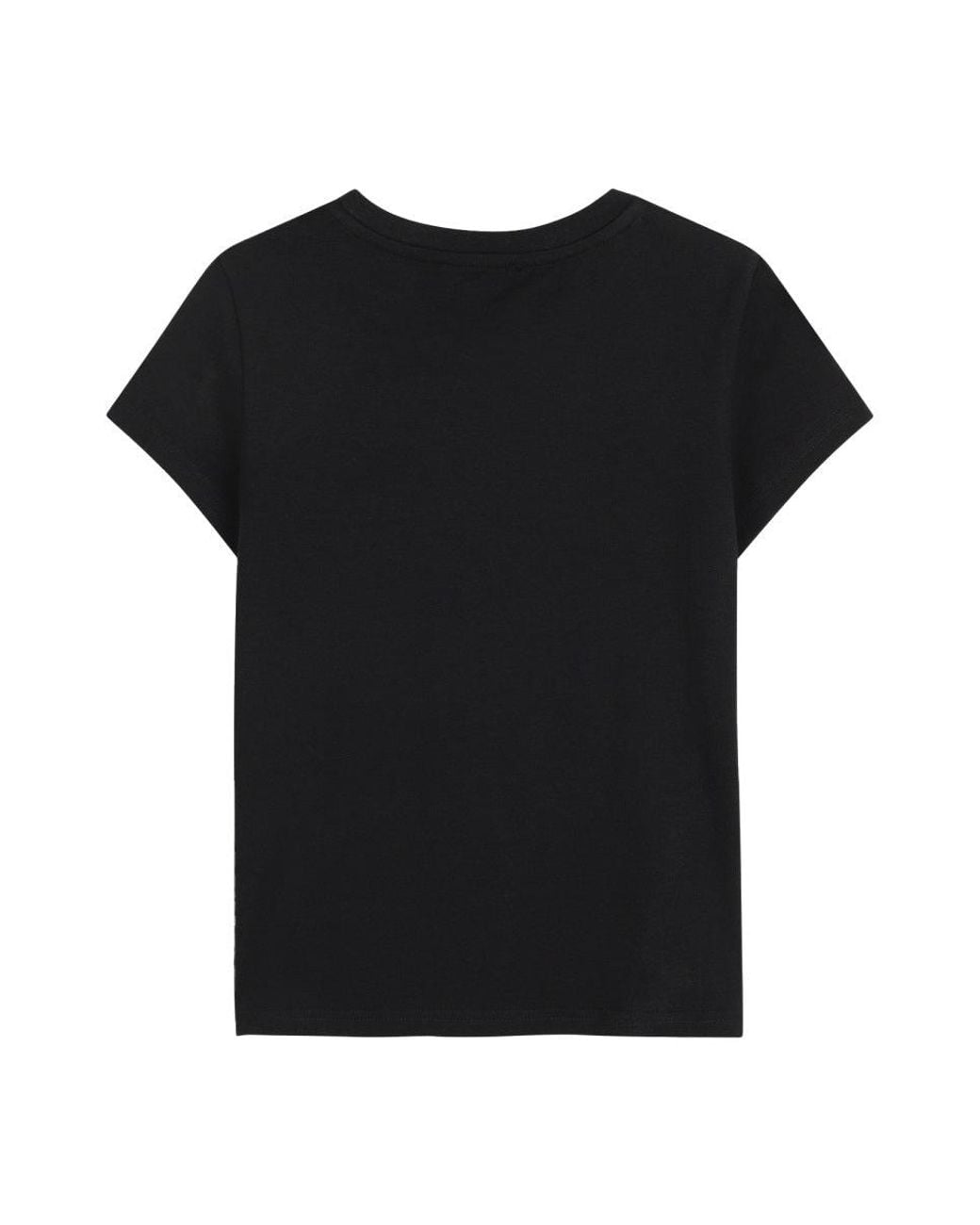 DKNY Black T-Shirt Con Stampa Logo
