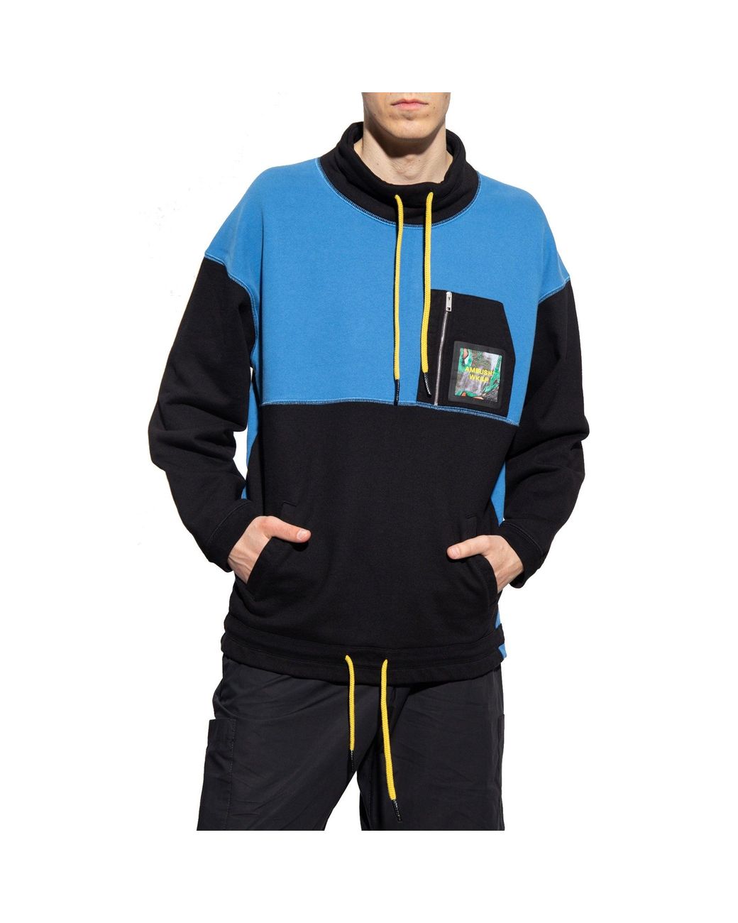 Ambush Blue Hooded Sweatshirt for men