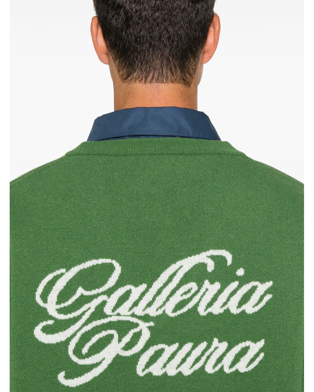 Paura Angst Onelia gegen Neckpullover in Green für Herren