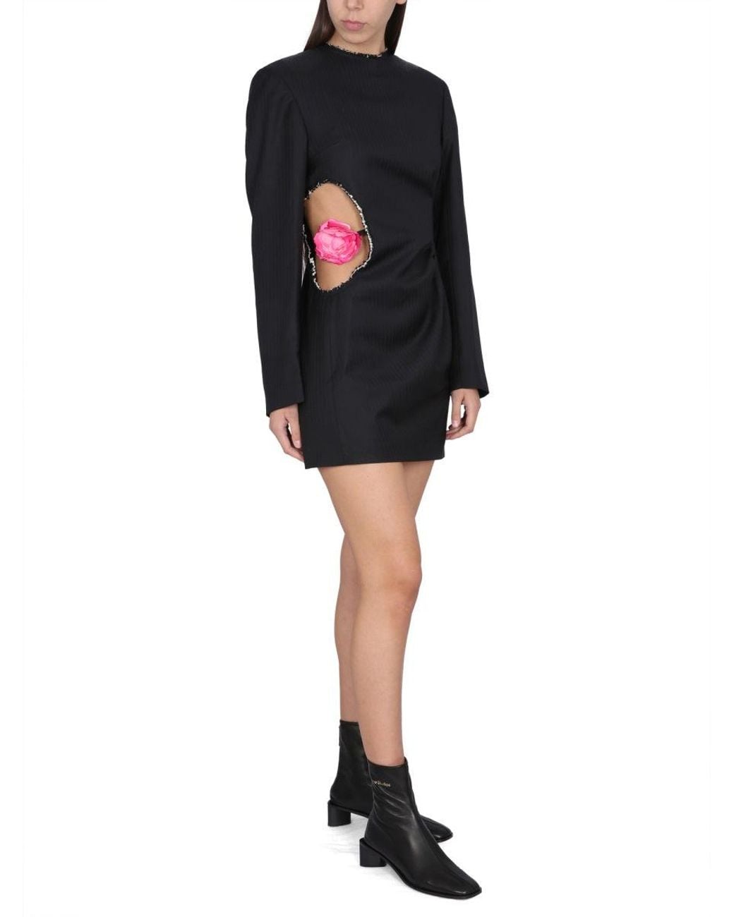 Acne Black Wool Dress