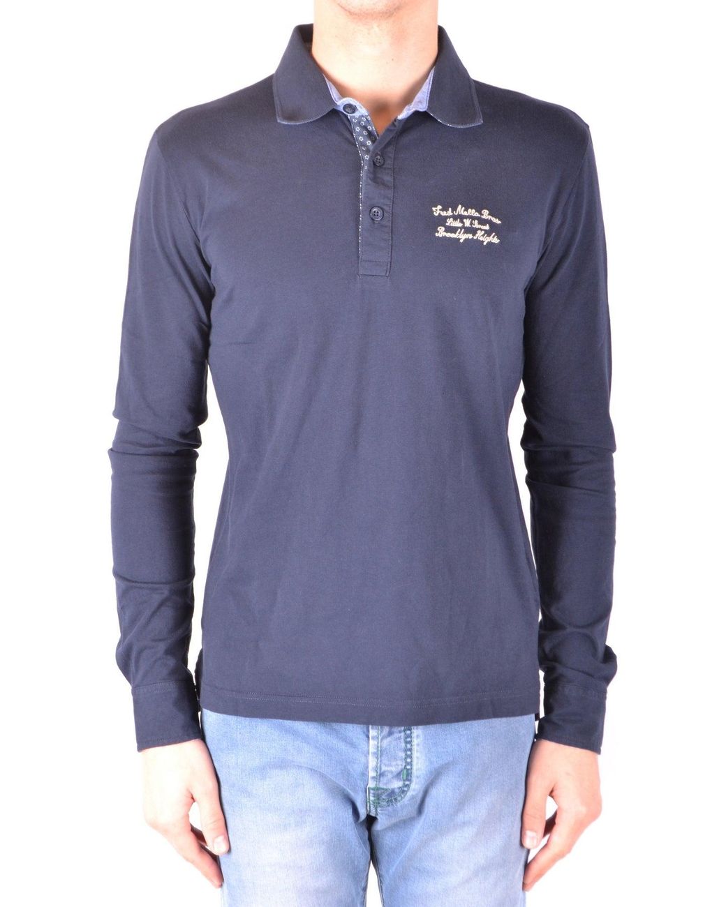 Fred Mello Blue Polos Blau