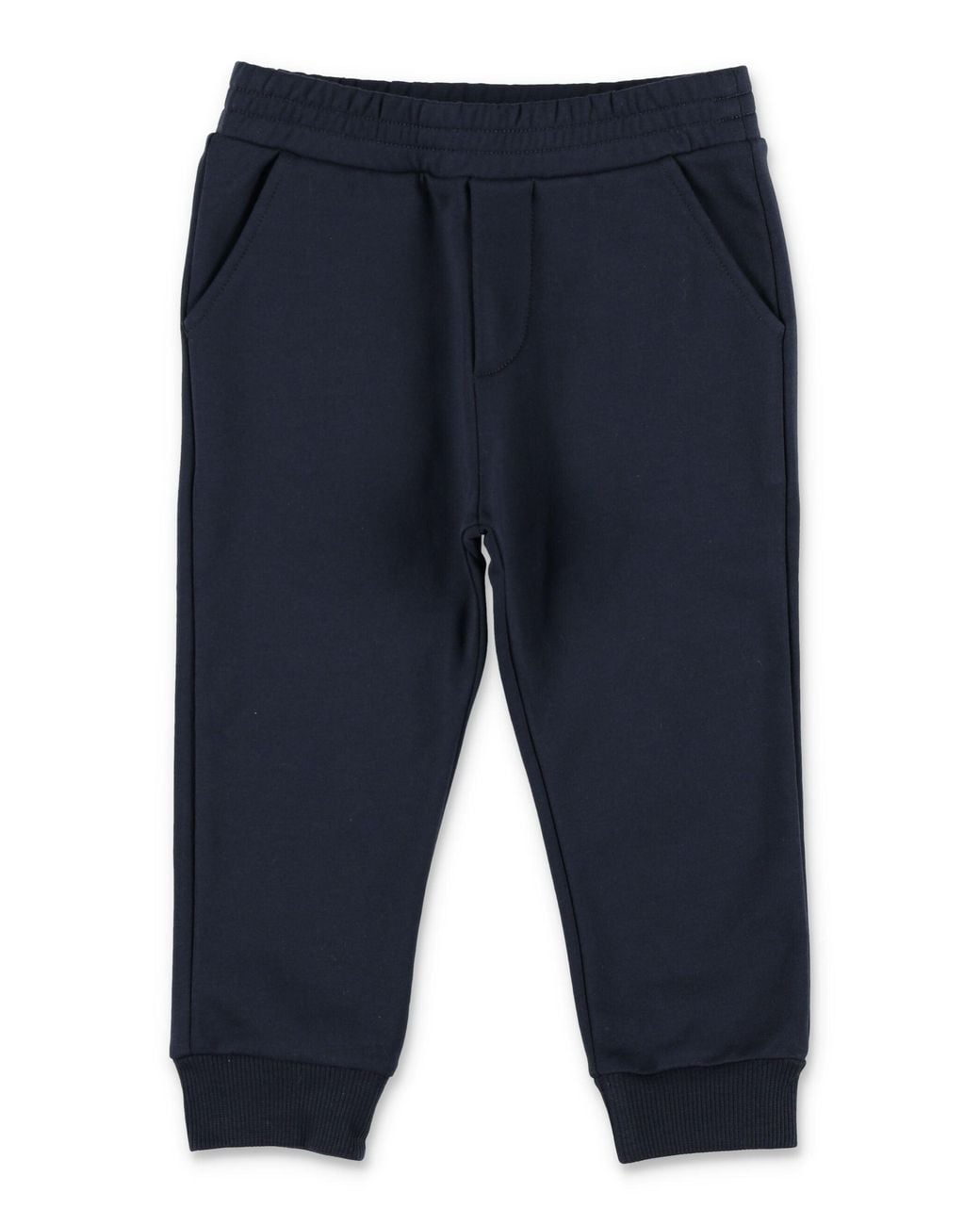 Moncler Blue Boys Brushed Cotton Crew Neck Sweatshirt & Jogger Set