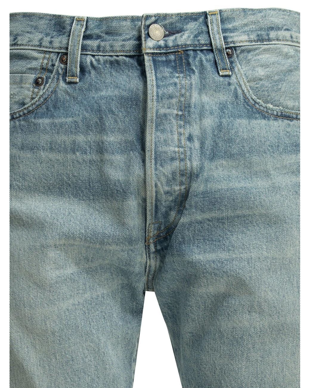 Levi's Blue "501 80S" Straight-Leg Jeans