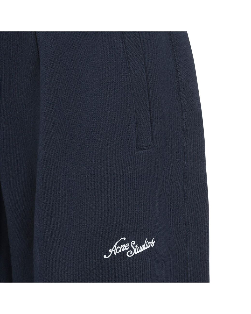 Acne Logo Sweatpants in het Blue voor heren