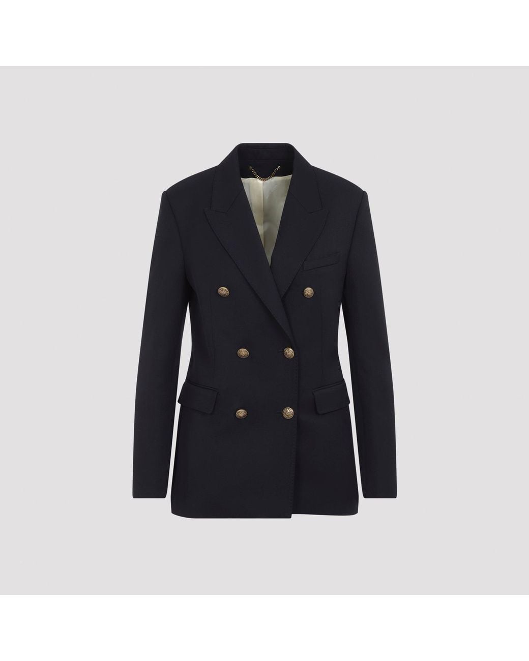 Golden Goose Deluxe Brand Blue Double Breasted Blazer