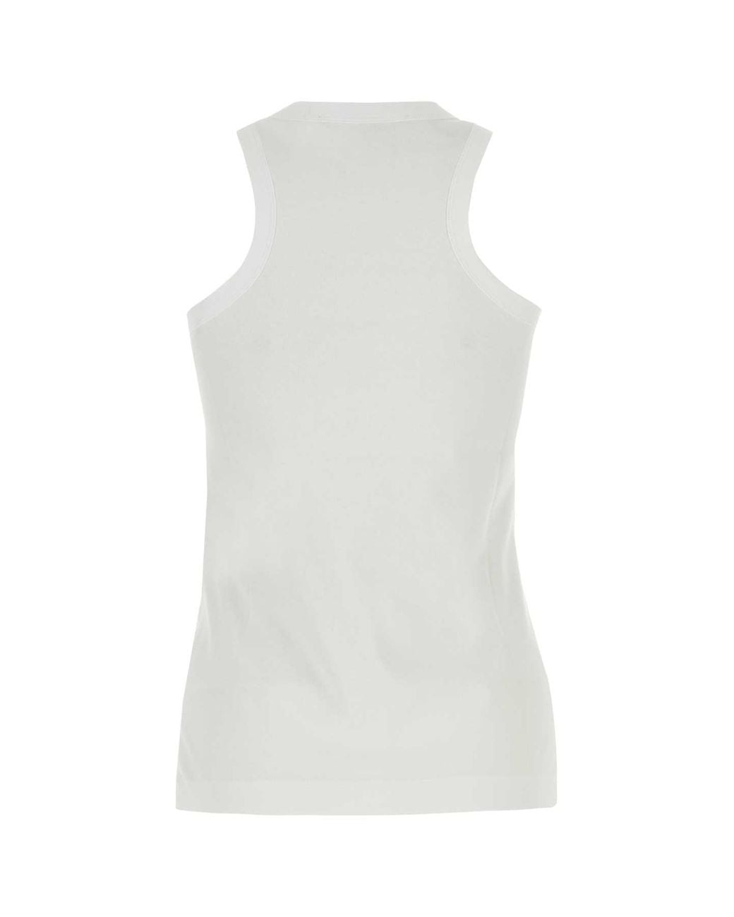Stella McCartney White Cotton Tank Topa