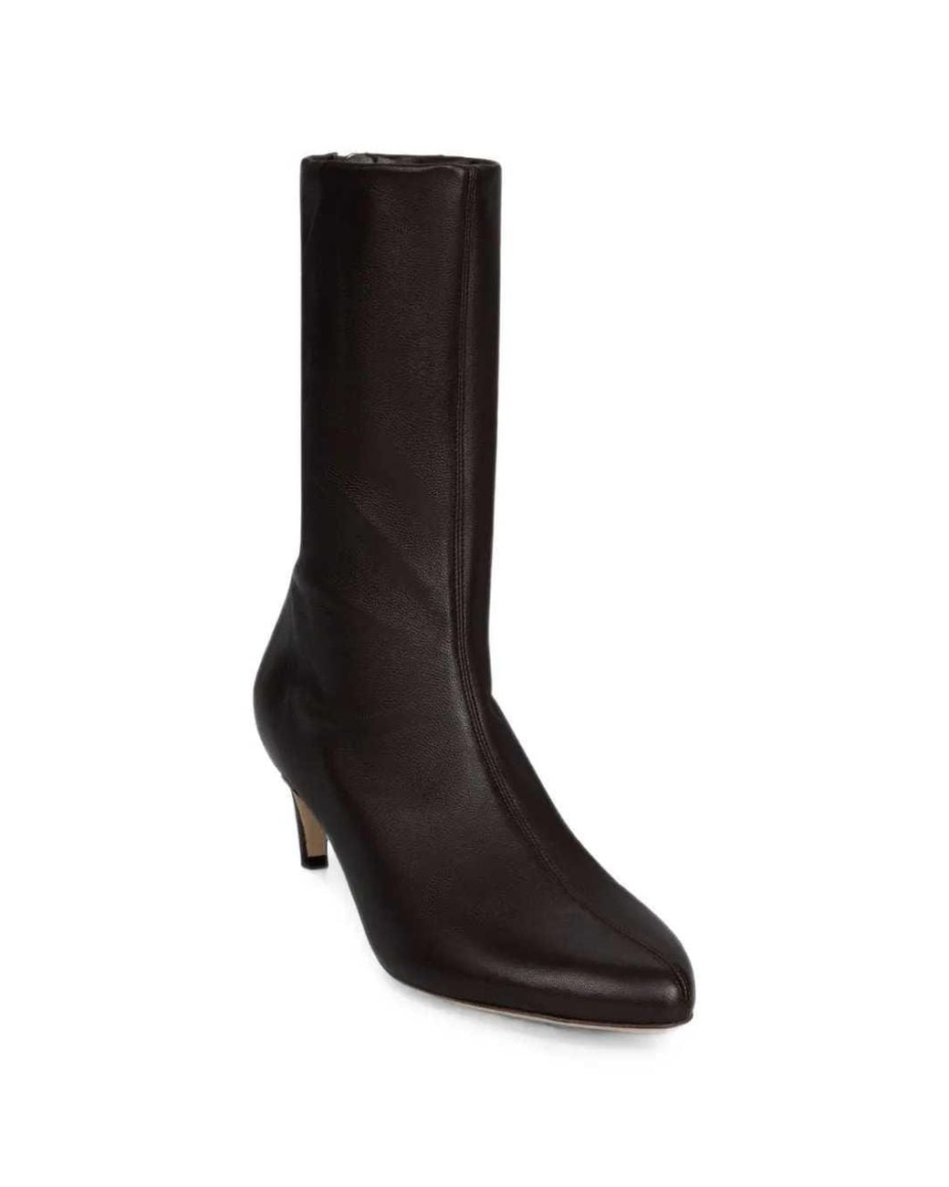 Victoria Beckham Black Harlow Leather Boots