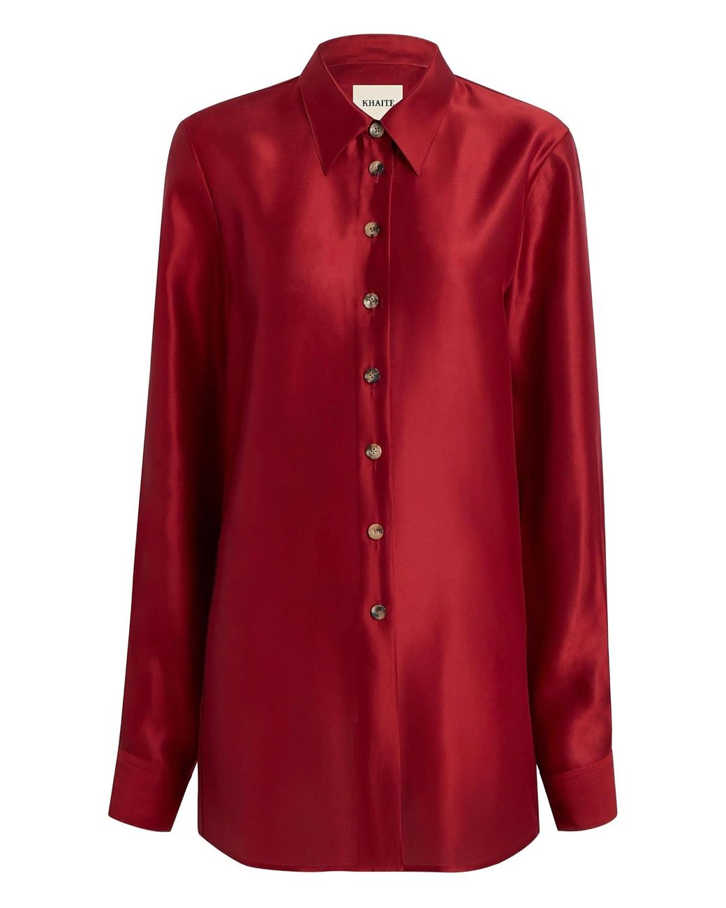 Khaite Red Auryn Top