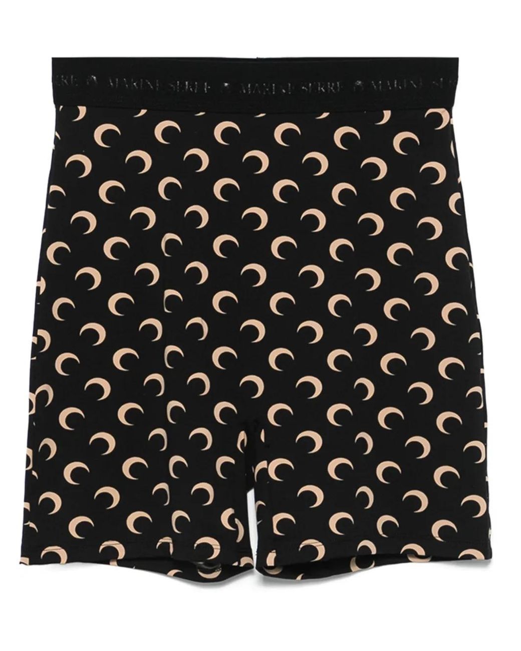 MARINE SERRE Black Moon Cyclist Shorts