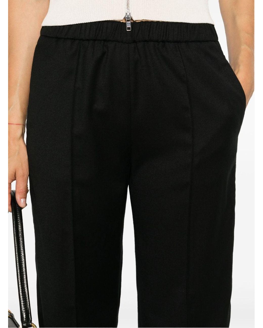 Fabiana Filippi Black Wool Trousers