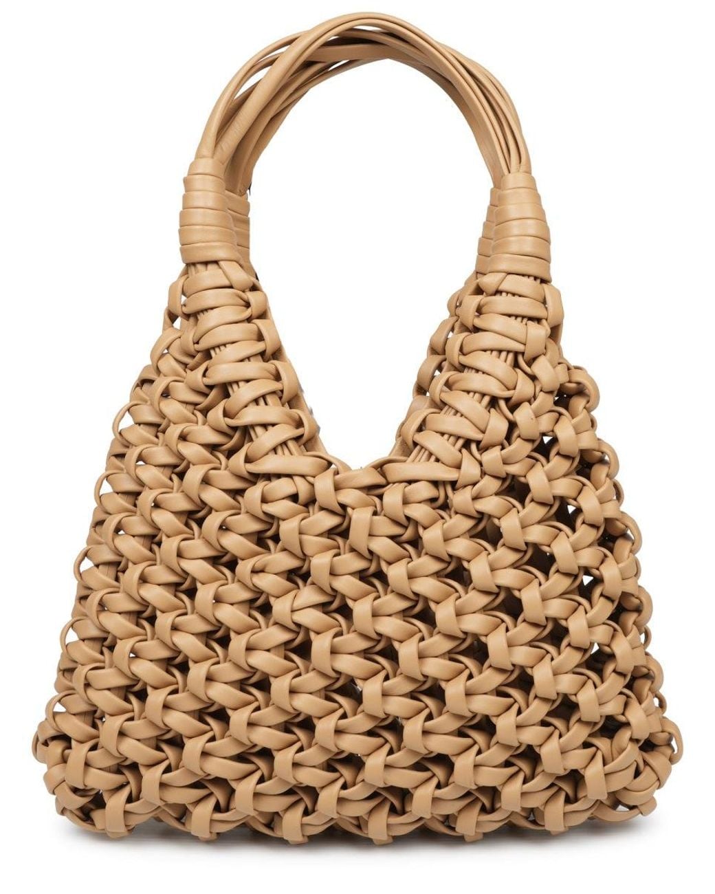 HIBOURAMA Natural Woven Shoulder Bag