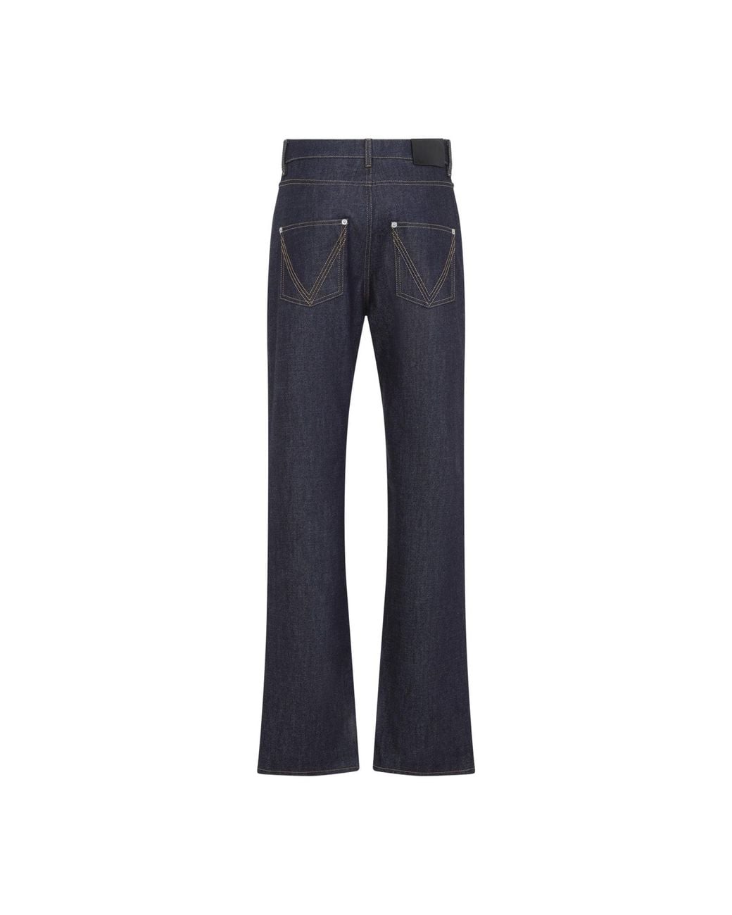 Bottega Veneta Blue Raw Straight Denim