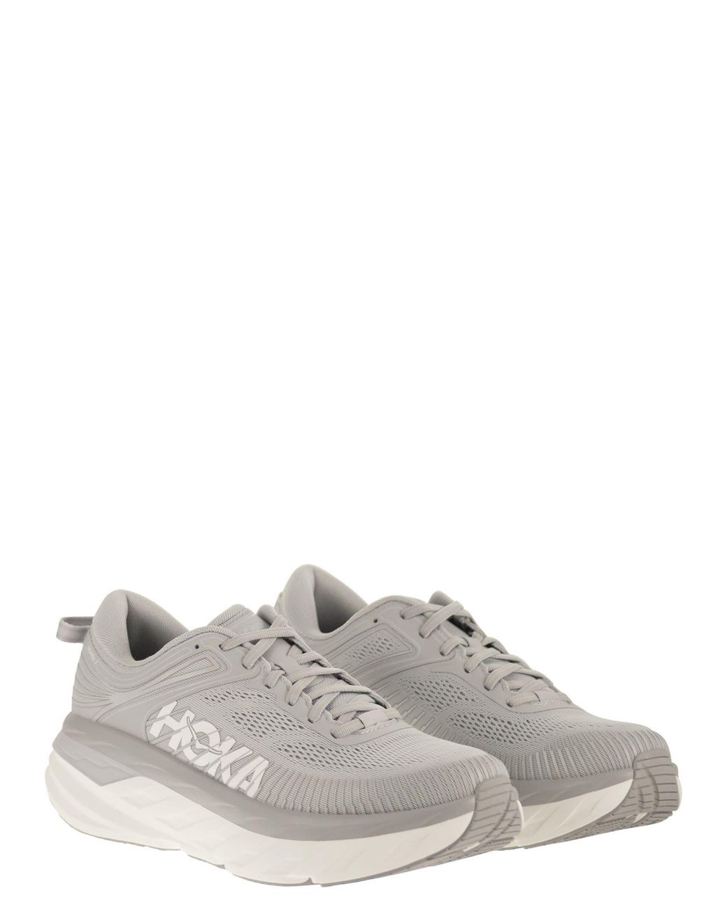 Hoka One One White Bondi 7 for men