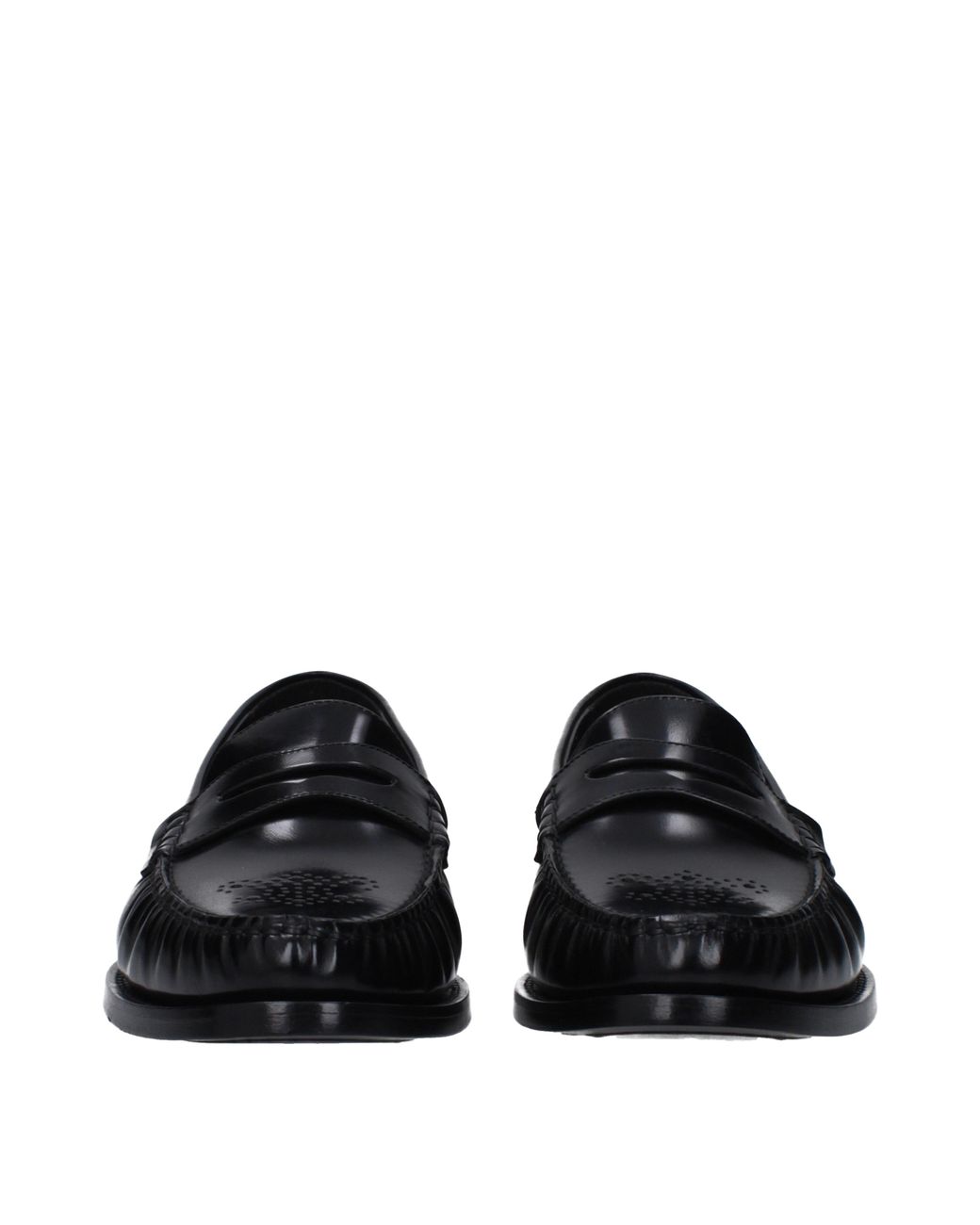 Céline Black Mocassini Uomo Pelle Nero