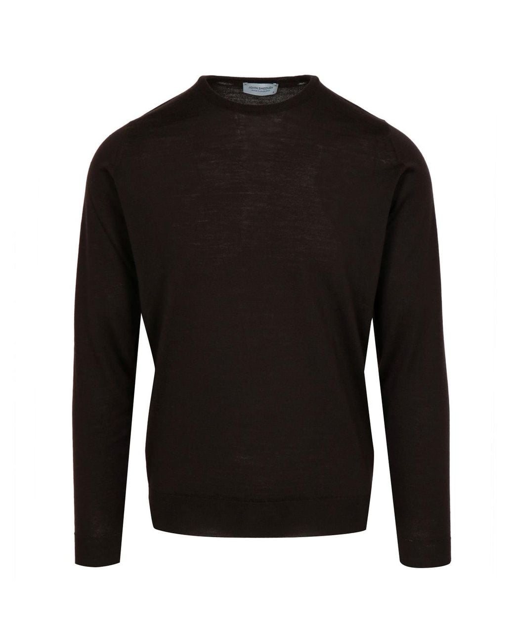 John Smedley Trui Bruin in het Black voor heren