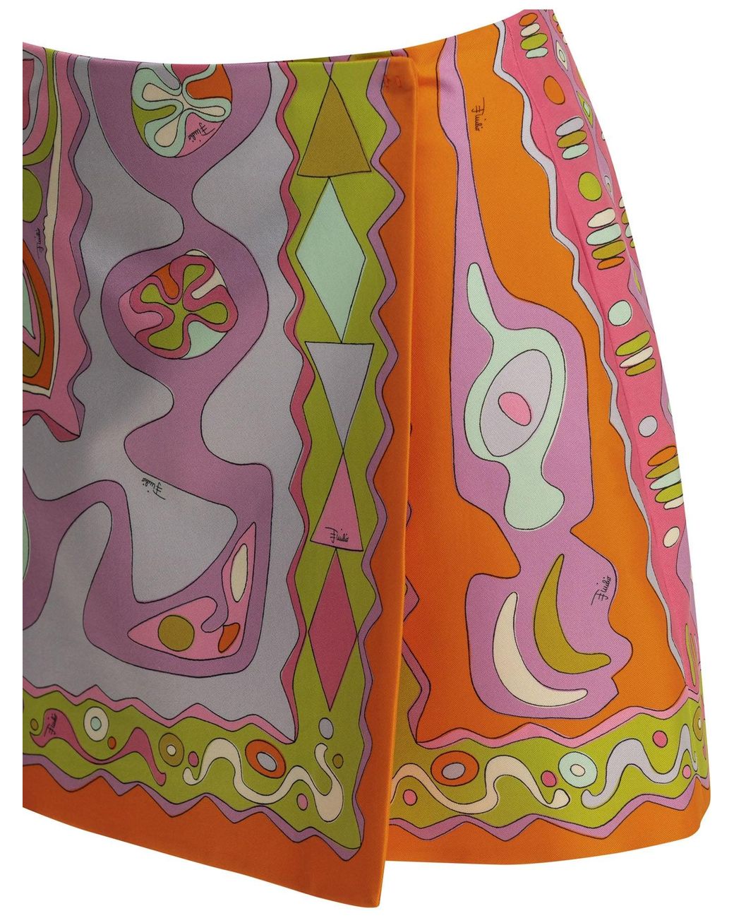 Emilio Pucci "angoli" Wikkelrok in het Pink