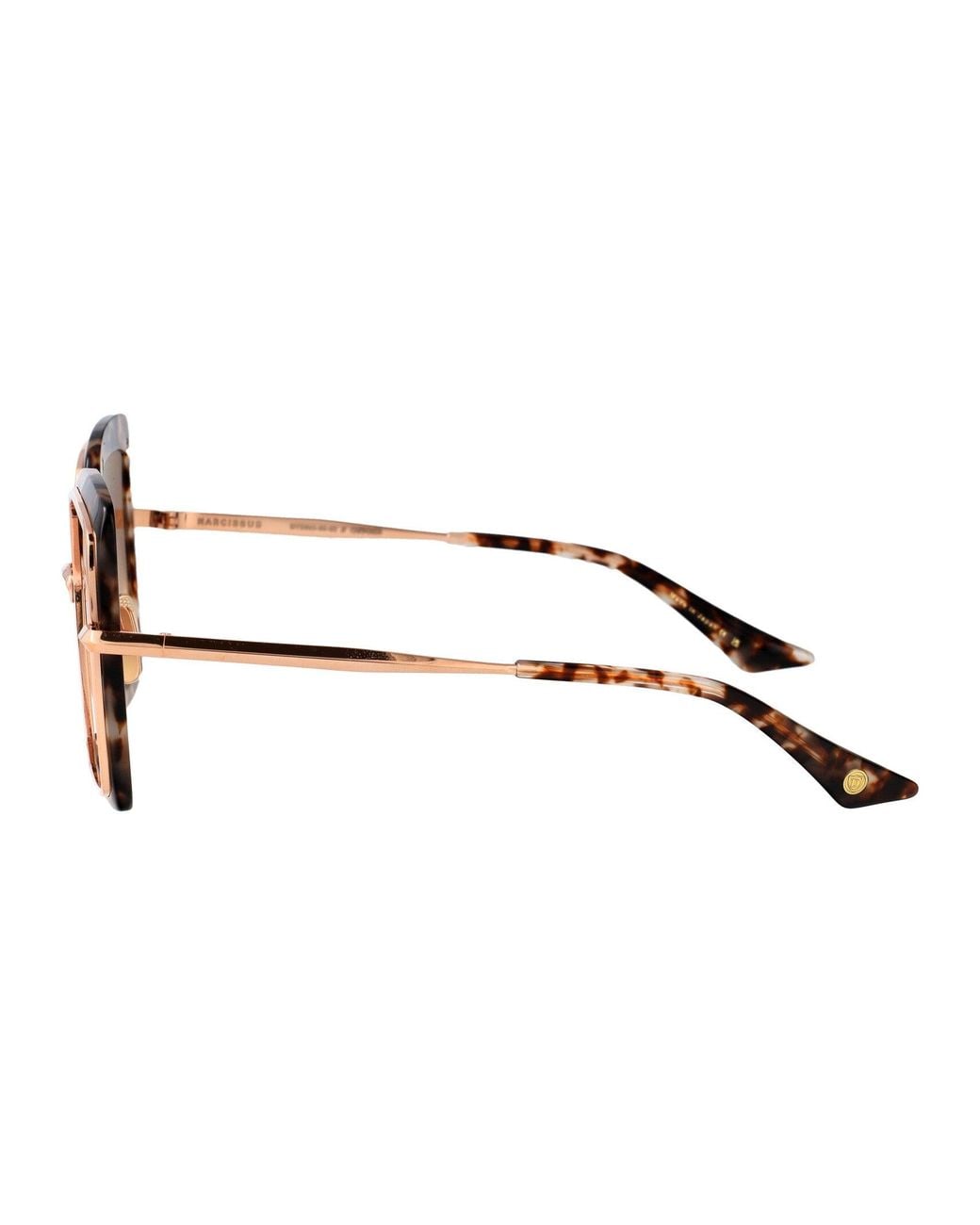 Dita Eyewear Brown Butterfly Sunglasses Dts503 02 Cmt Rgd