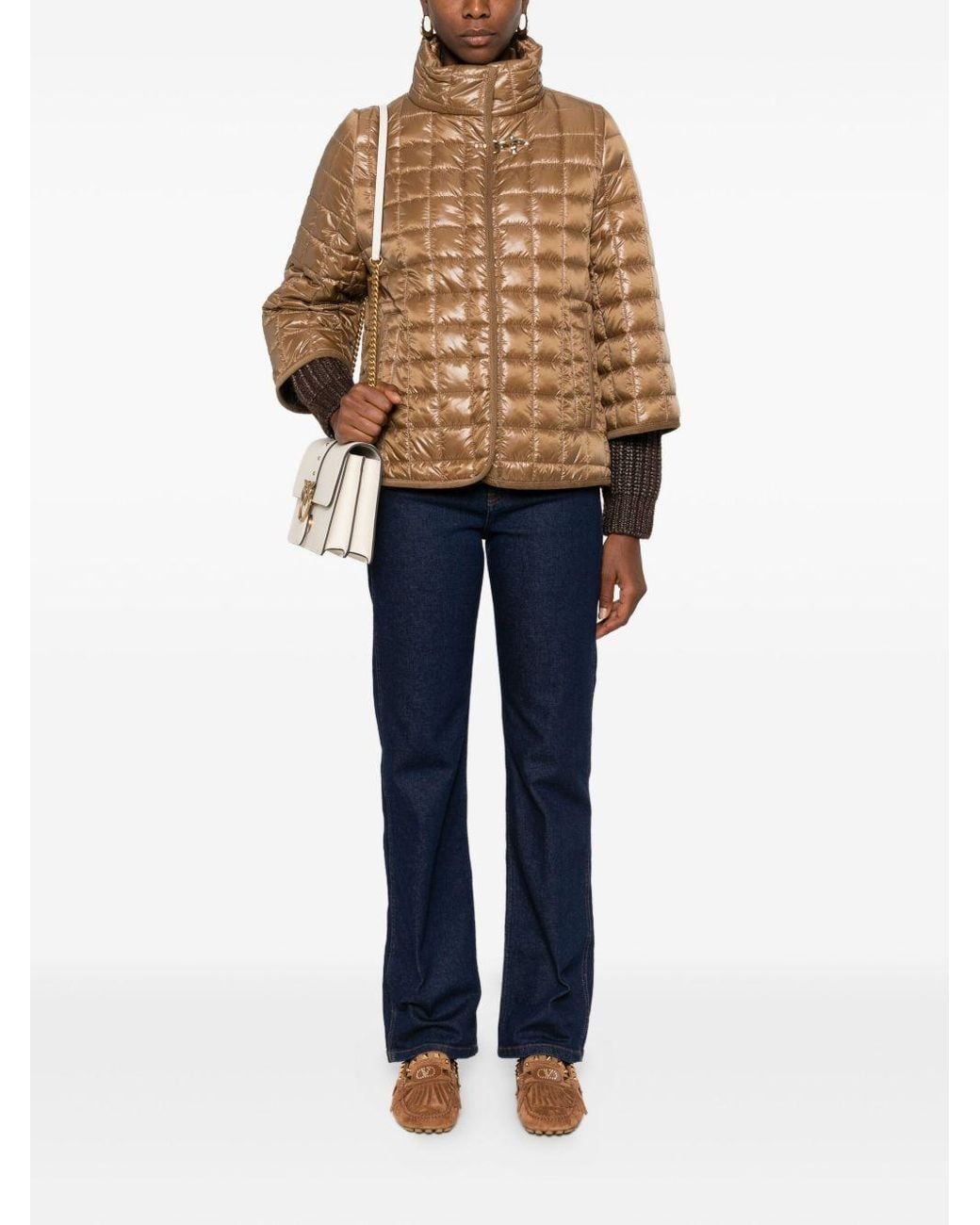 Fay Natural Jackets Camel