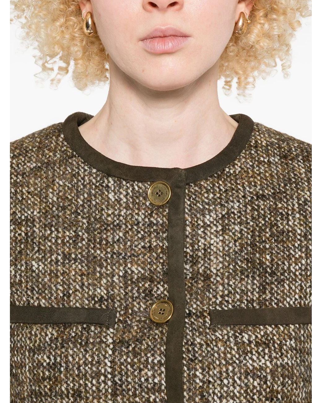 Golden Goose Deluxe Brand Green Journey W's Long Boxy Jacket