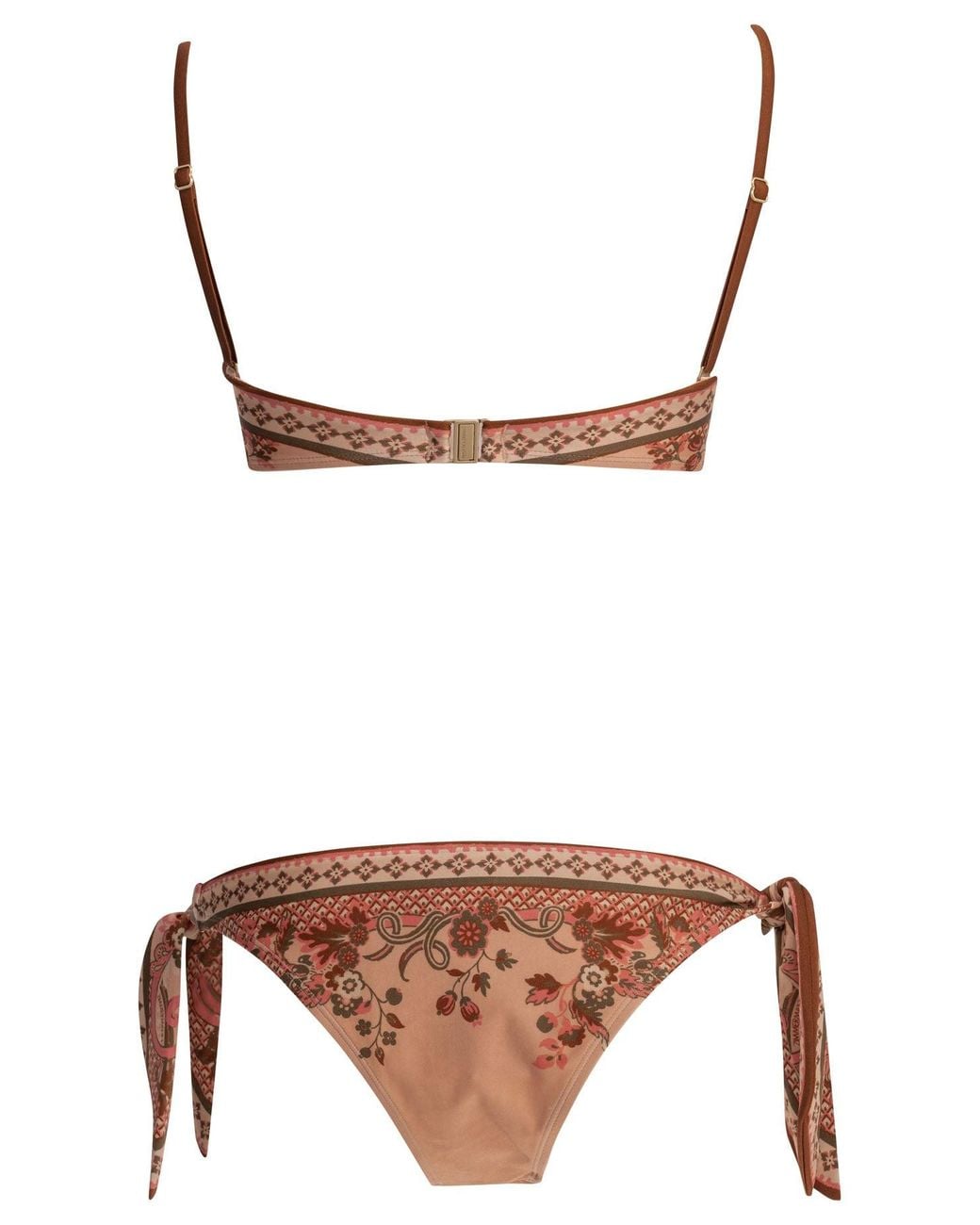 Zimmermann Brown "Aster" Bikini