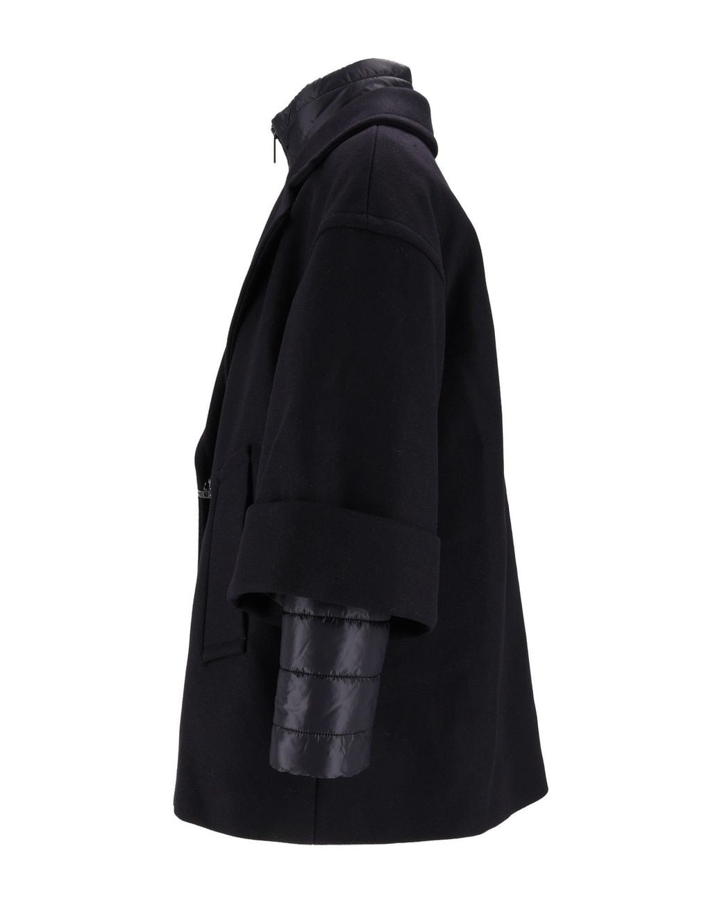 Fay Blue Double-Layer Quilted Cape