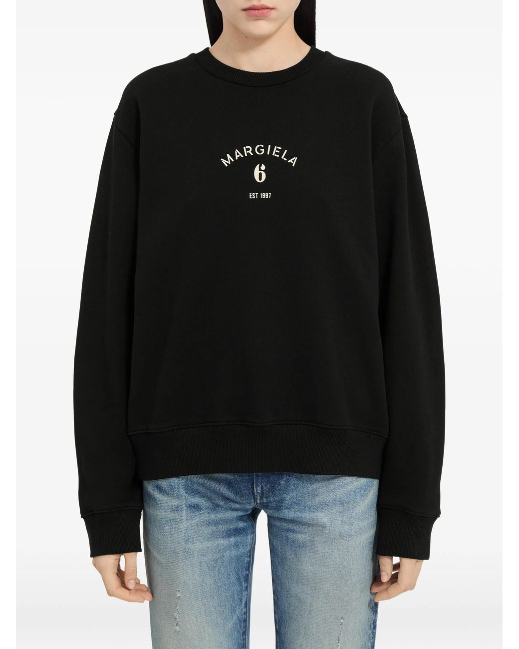 MM6 by Maison Margiela Black Sweatshirt