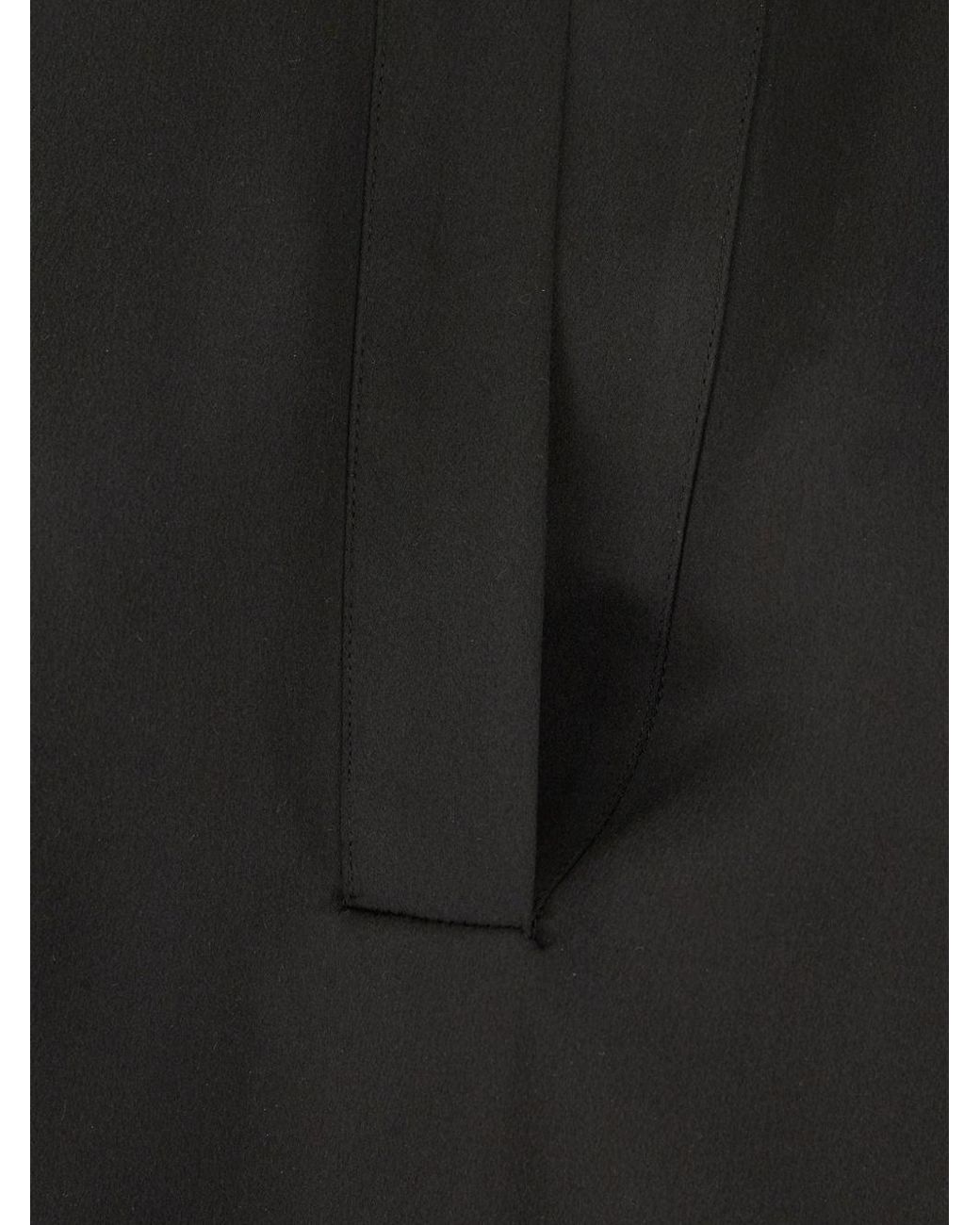 Tom Ford Black Silk Satin Polo Shirt