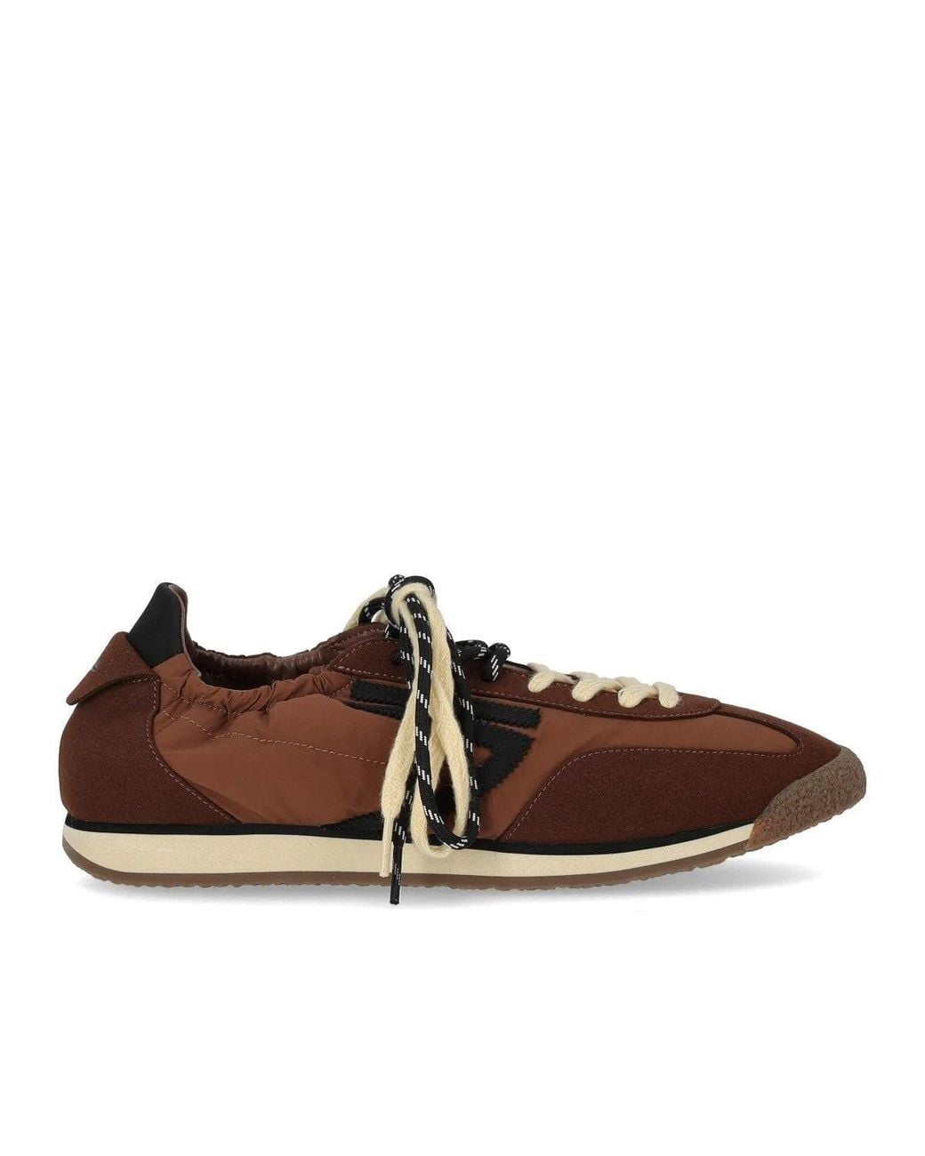 PURAAI Brown 6.02 Panther Vintage Nylon Chocolate Sneakers