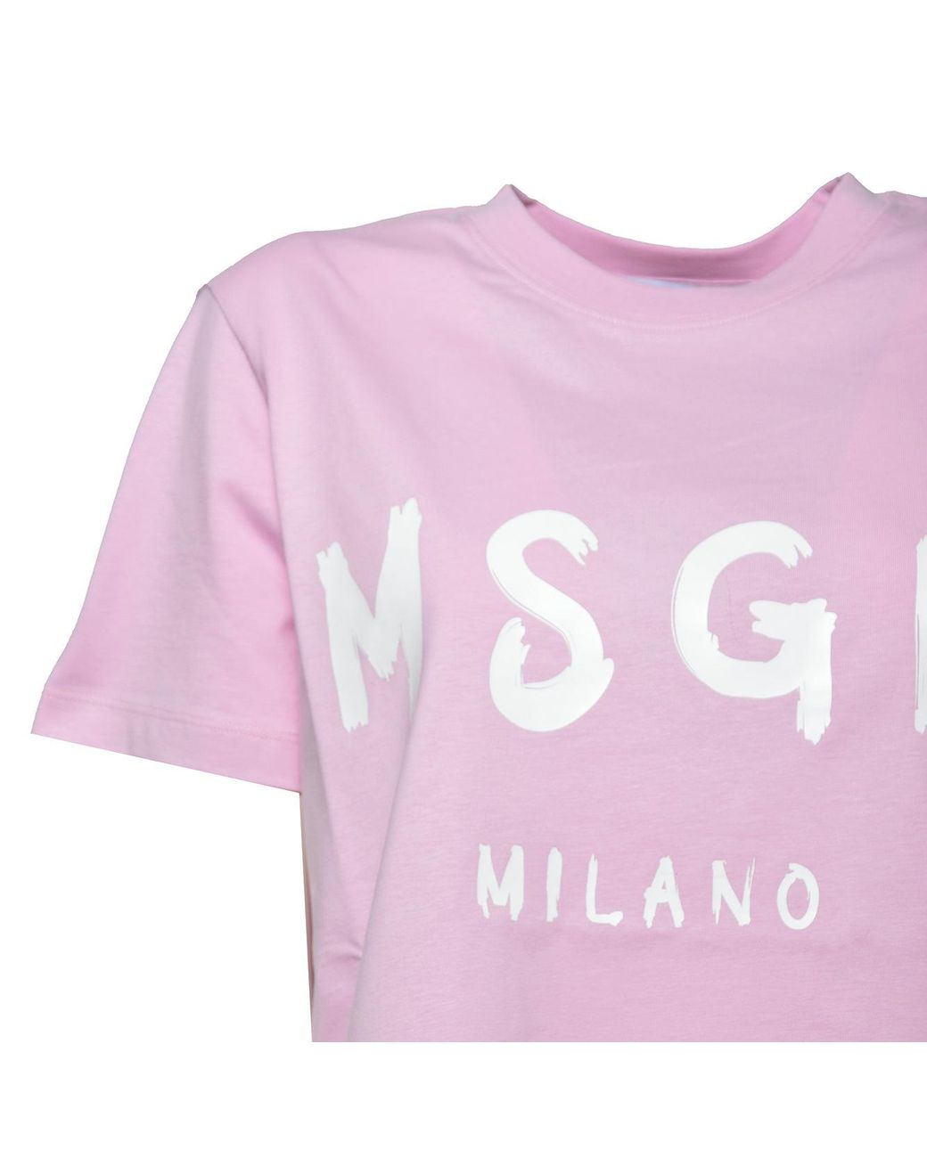 MSGM T-shirts En Polo's in het Purple