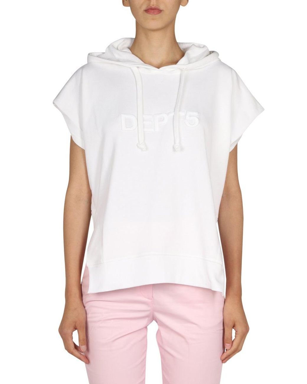 Department 5 White Logo Sweatshirt