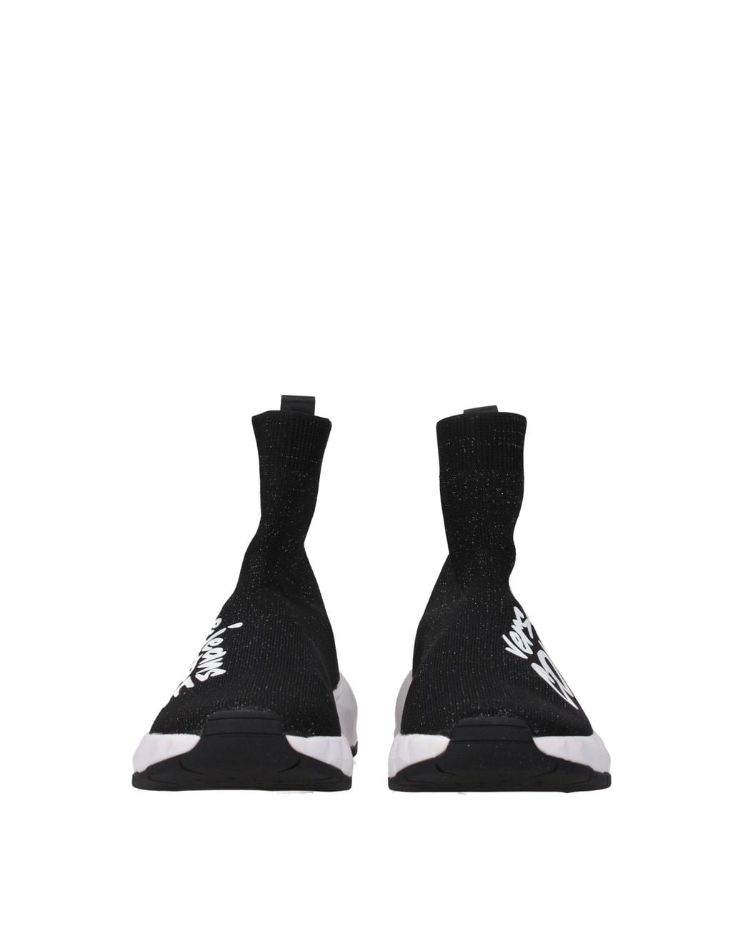 Versace Jeans Black Sneakers Couture Donna Tessuto Nero