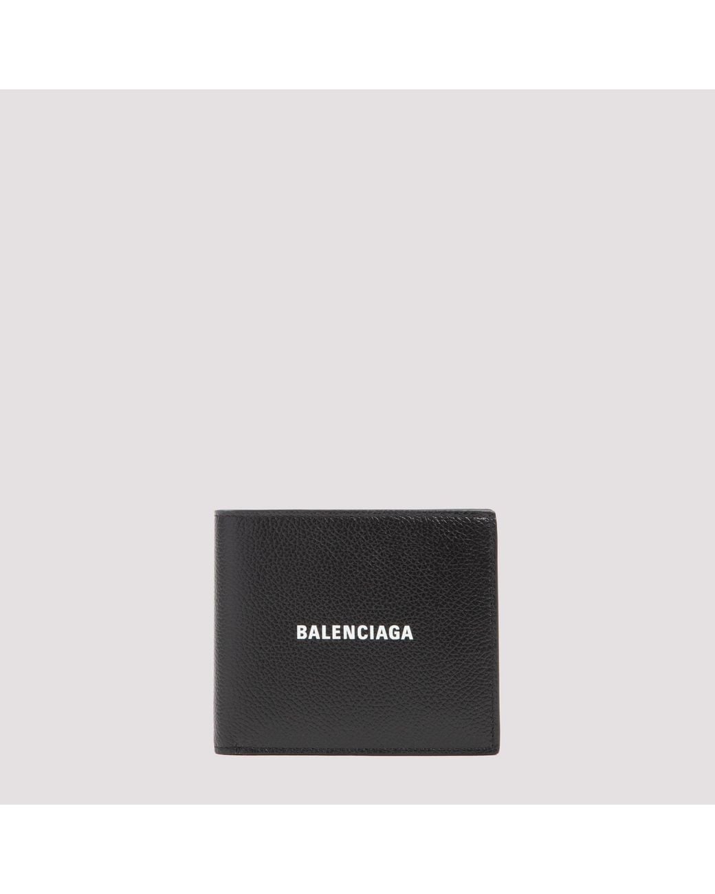 Balenciaga Black Square Fold Wallet 11Cm X 9.5Cm X 2Cm for men