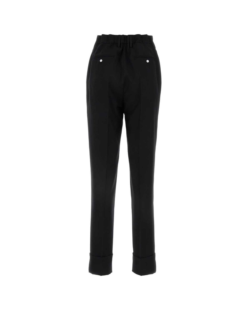 Prada Black Wool Blend Pant