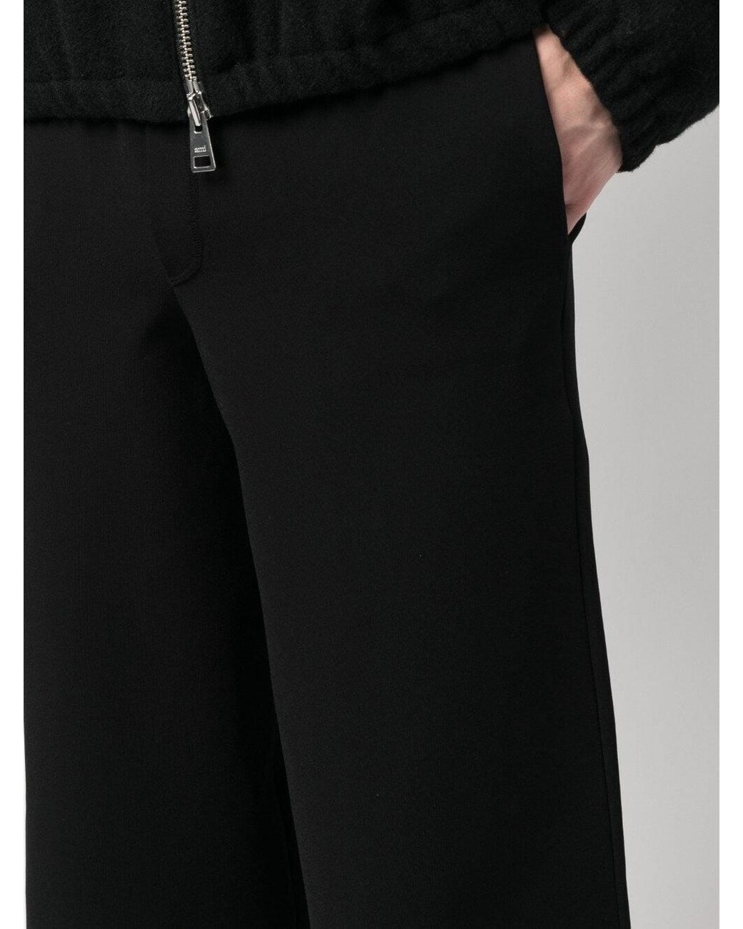 Ferragamo Black Wide Leg Trousers
