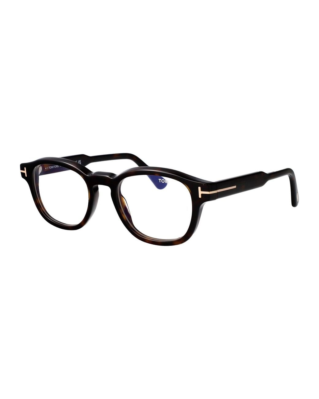 Tom Ford Black Round Optical Ft6181 B 52