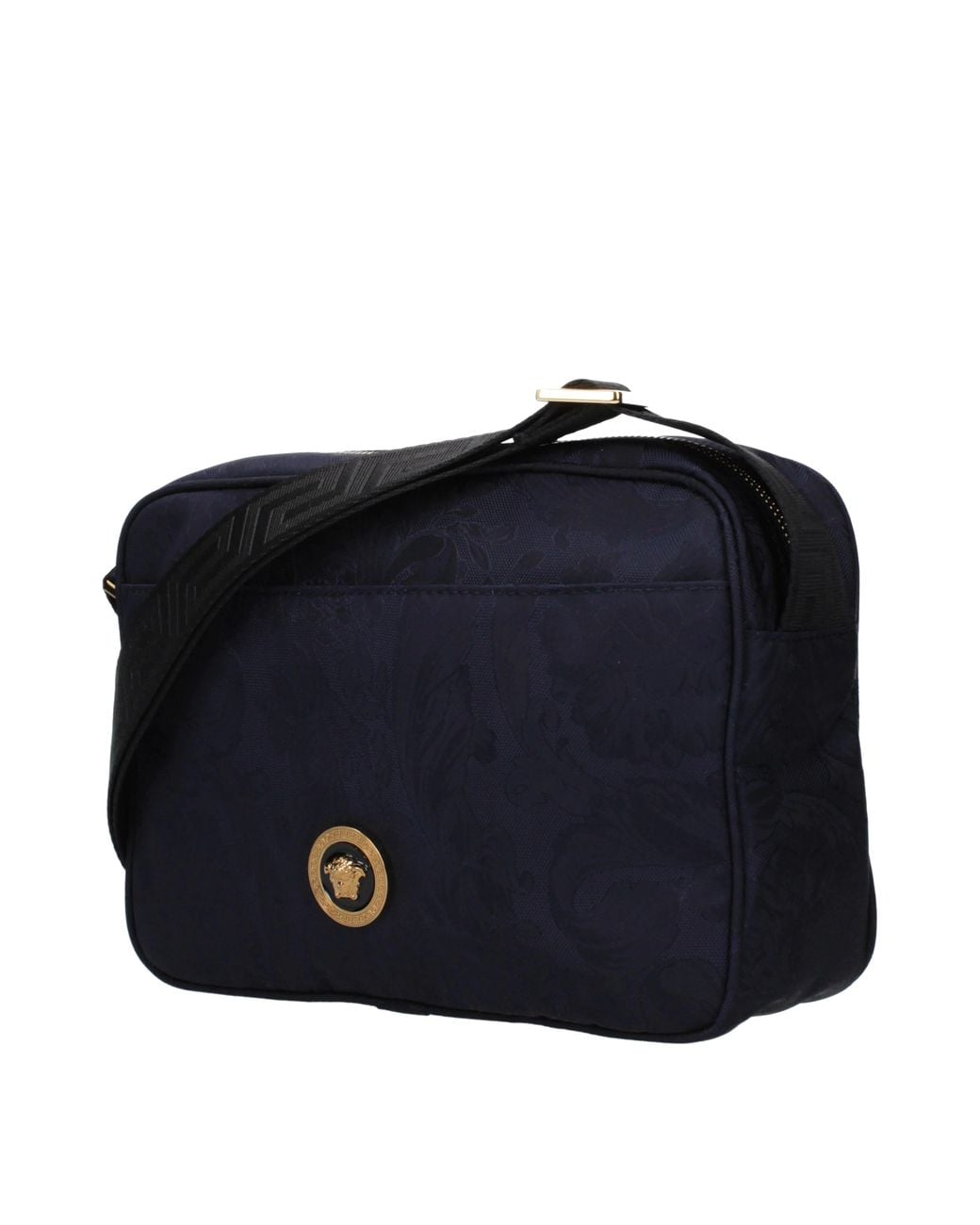 Versace Blue Crossbody Bags Fabric