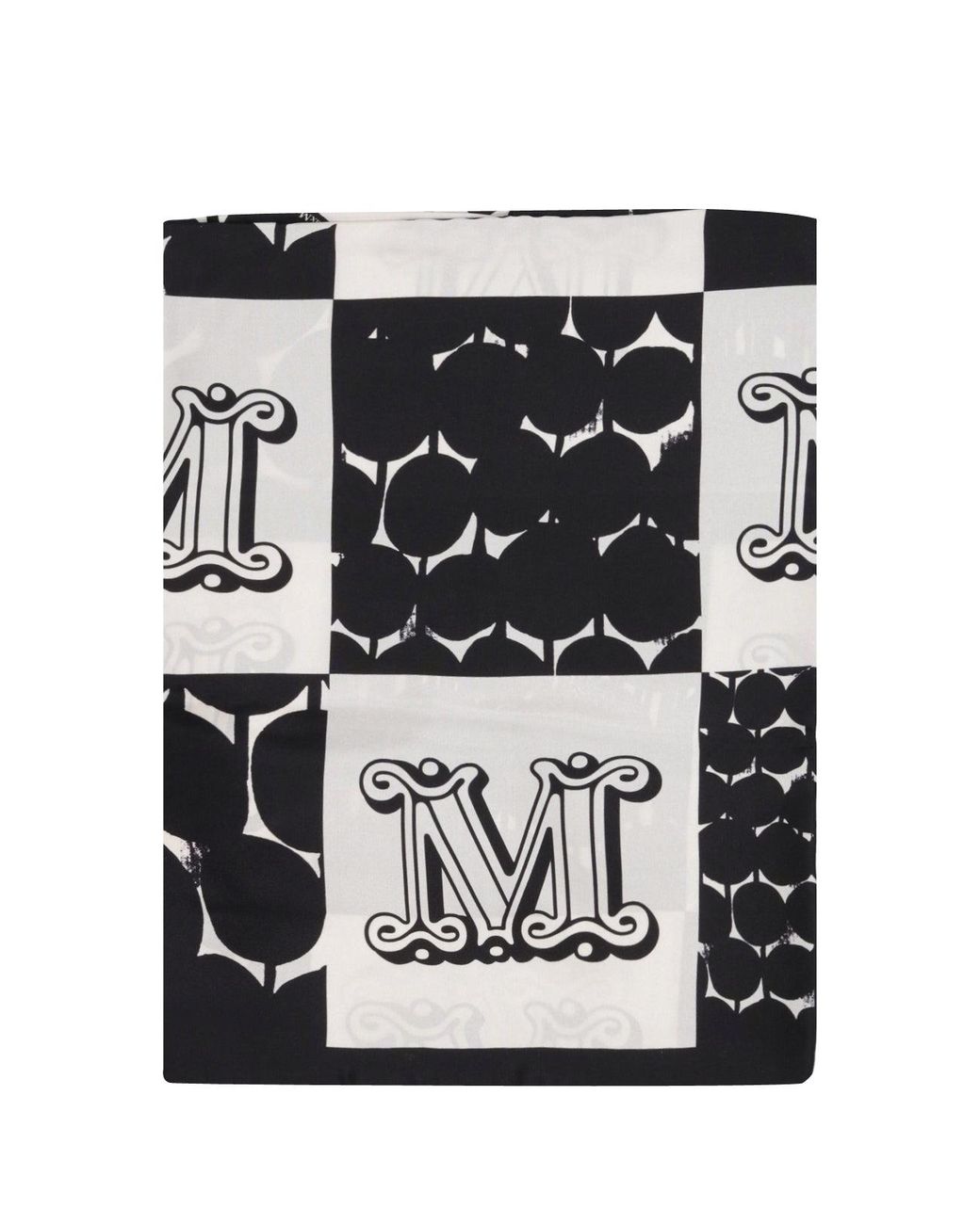 Max Mara Black Schals Weiß